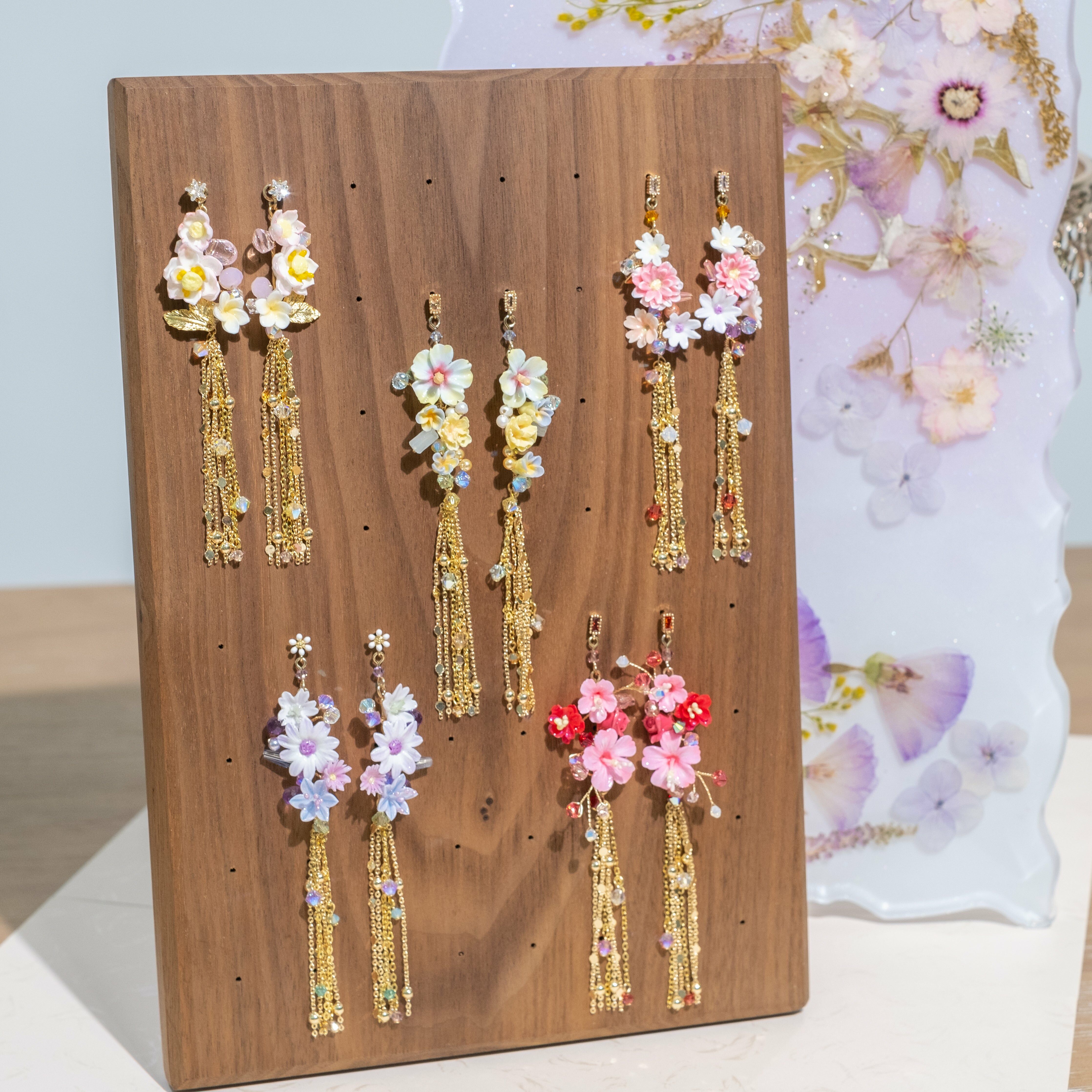 ➆ Tassel Cascade Bouquet S925 Earrings (5 Designs)