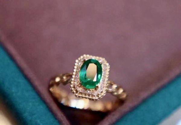 (11.14B)天然哥倫比亞祖母綠 戒指