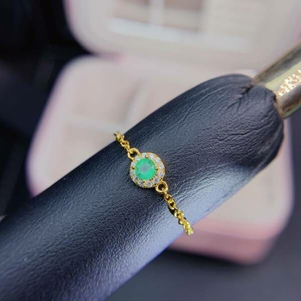 (11.14B)純天然哥倫比亞祖母綠 戒指