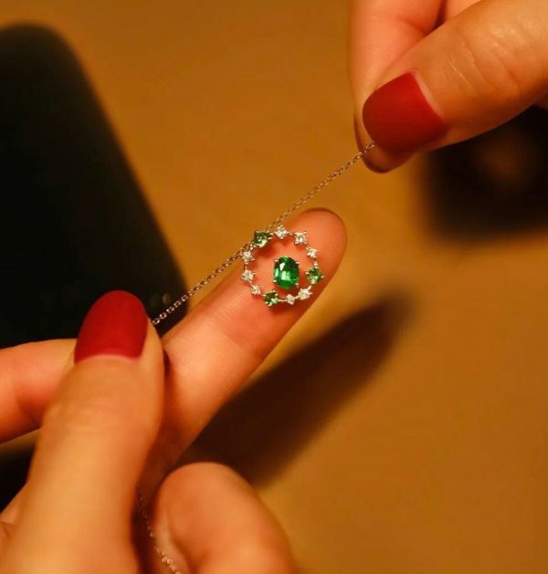 (11.14B)哥倫比亞祖母綠 吊墜