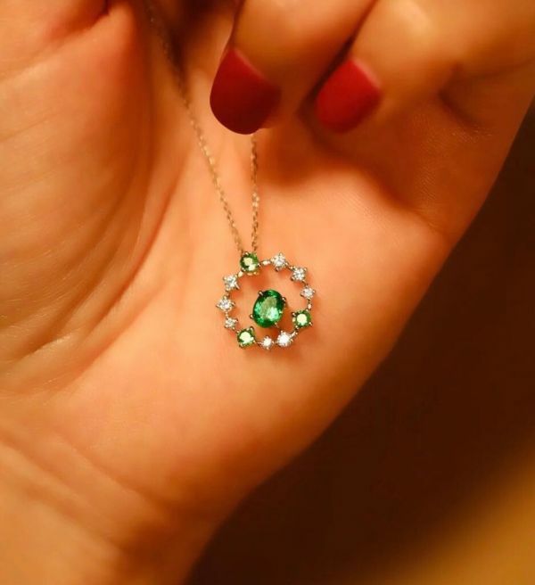 (11.14B)哥倫比亞祖母綠 吊墜