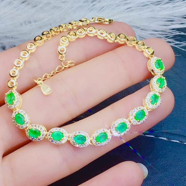 (11.14B)純天然祖母綠 手鍊