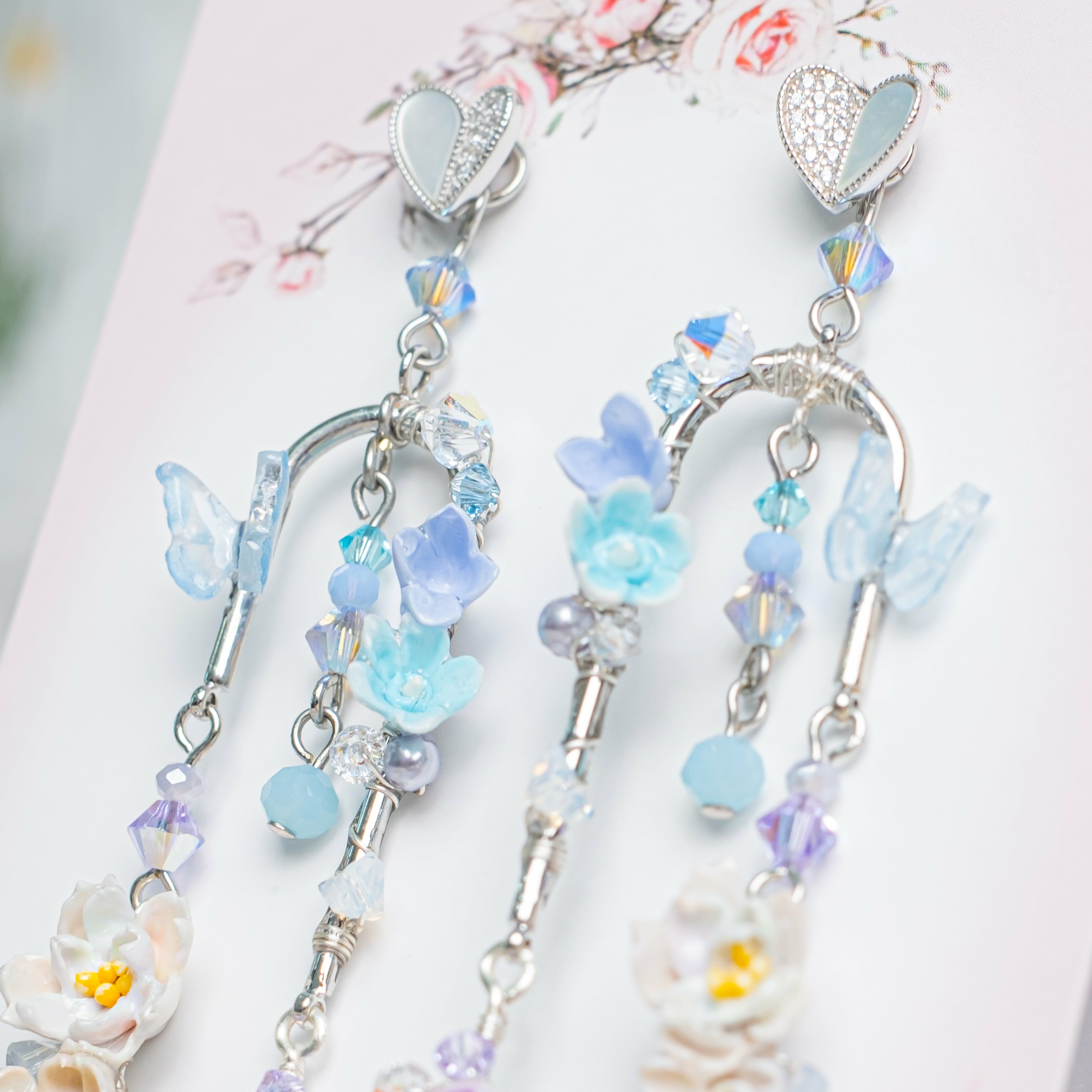 ⑩ Window Flower Box S925 Earrings (7 Designs)