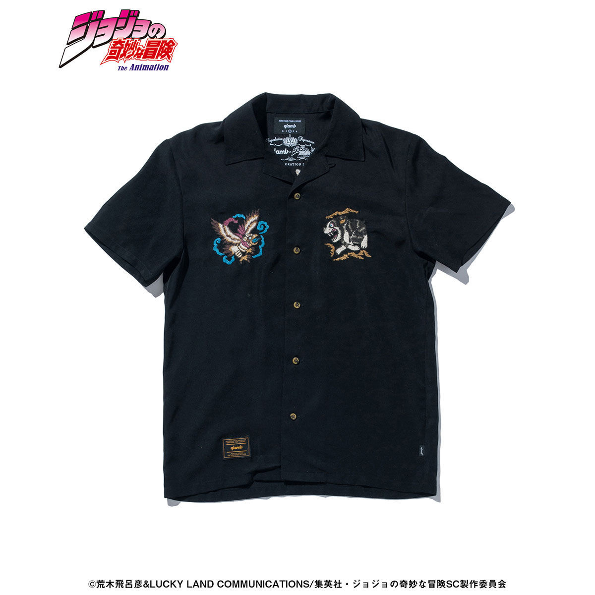 Pbandai 預訂2024/1月 ジョジョの奇妙な冒険【glamb】開襟シャツ イギー＆ペット・ショップ⚠️⚠️熱賣款‼️落單前請先PM查詢貨源