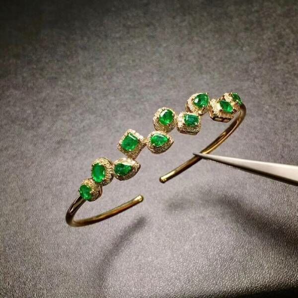 (11.14A)純天然祖母綠 手鍊