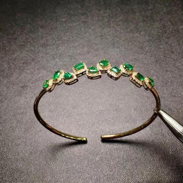 (11.14A)純天然祖母綠 手鍊