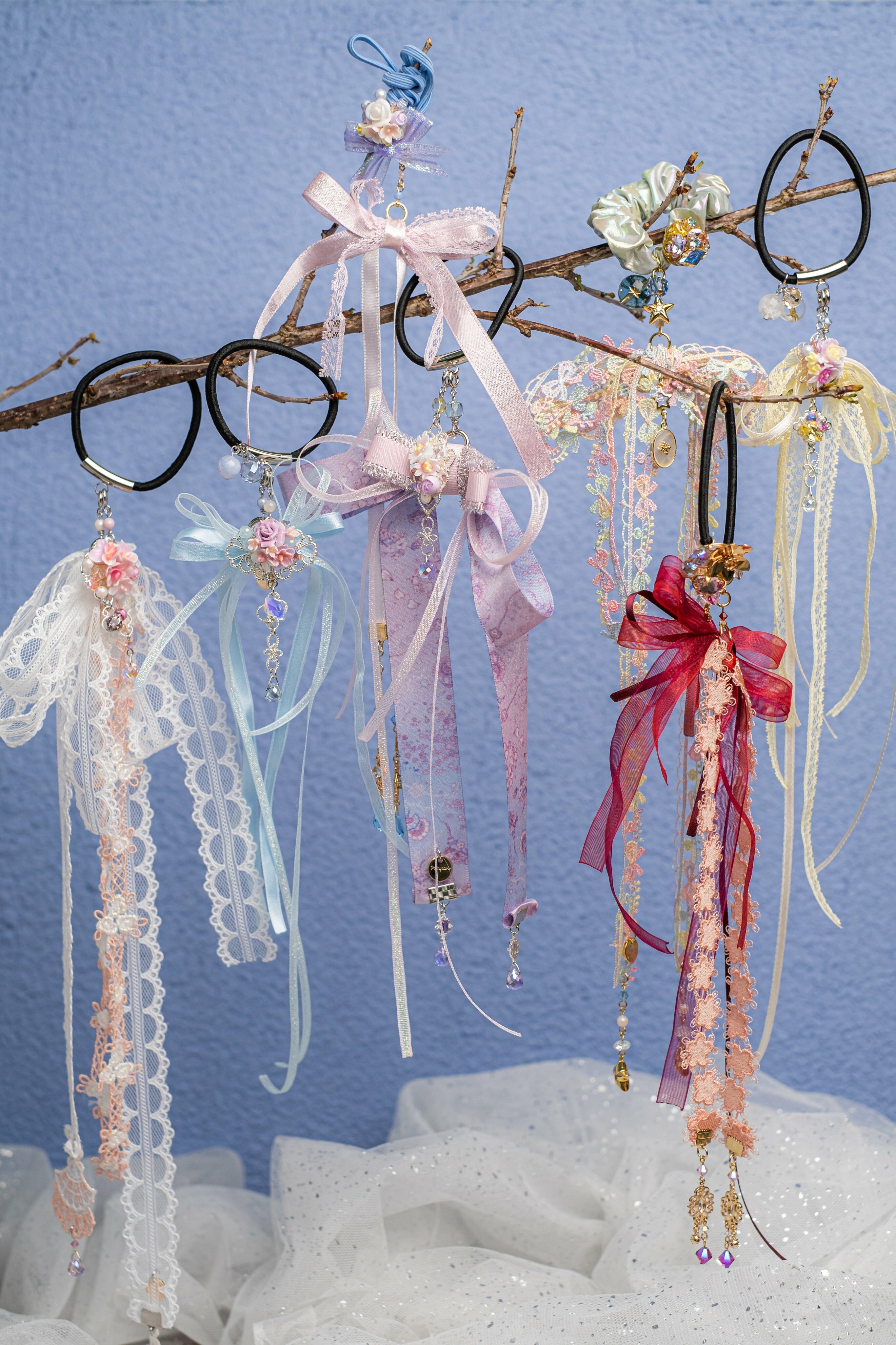 ③ 2-Way Detachable Ribbon Rubber Band (7 Designs)