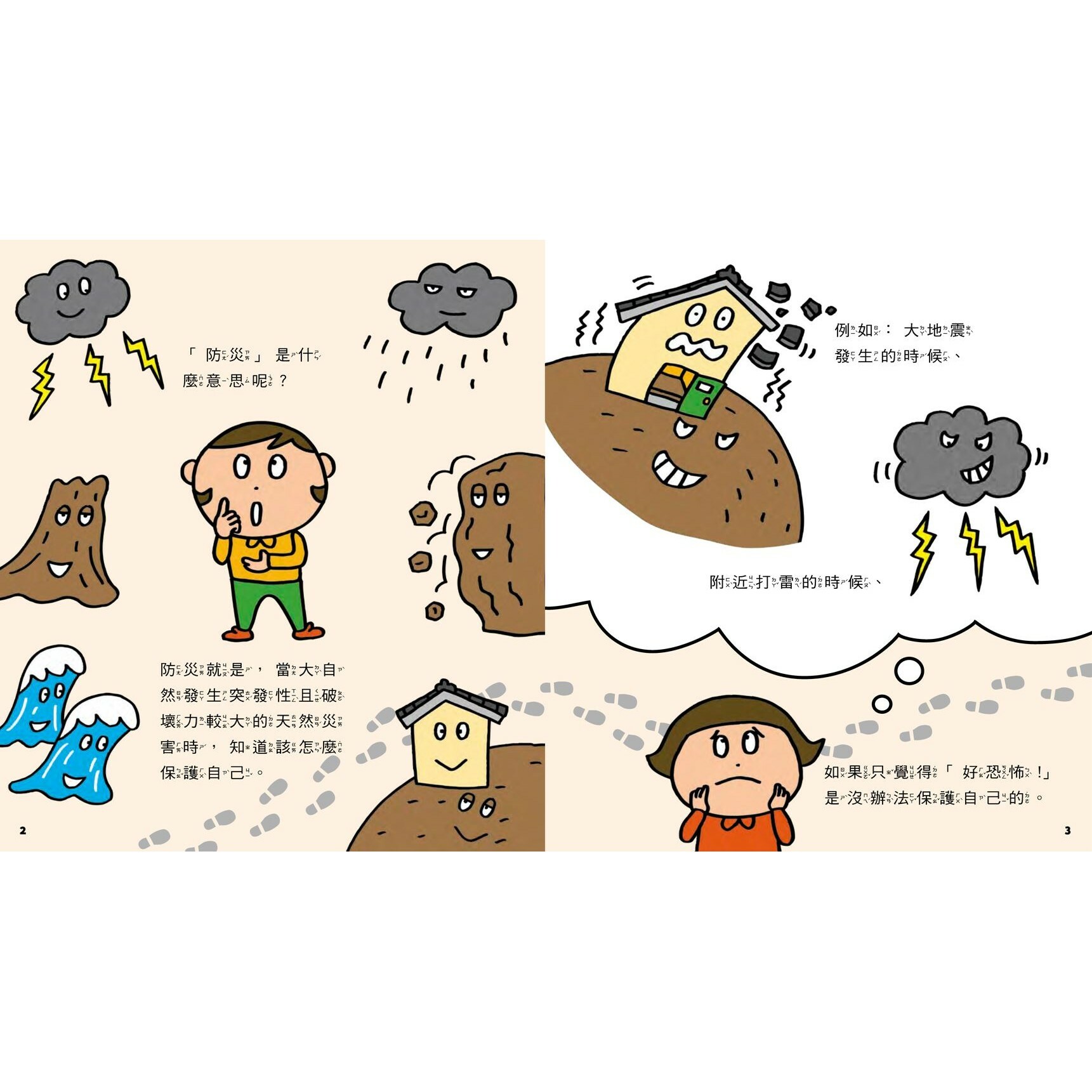 災難來了我有準備！35個孩子一定要知道的防災守則