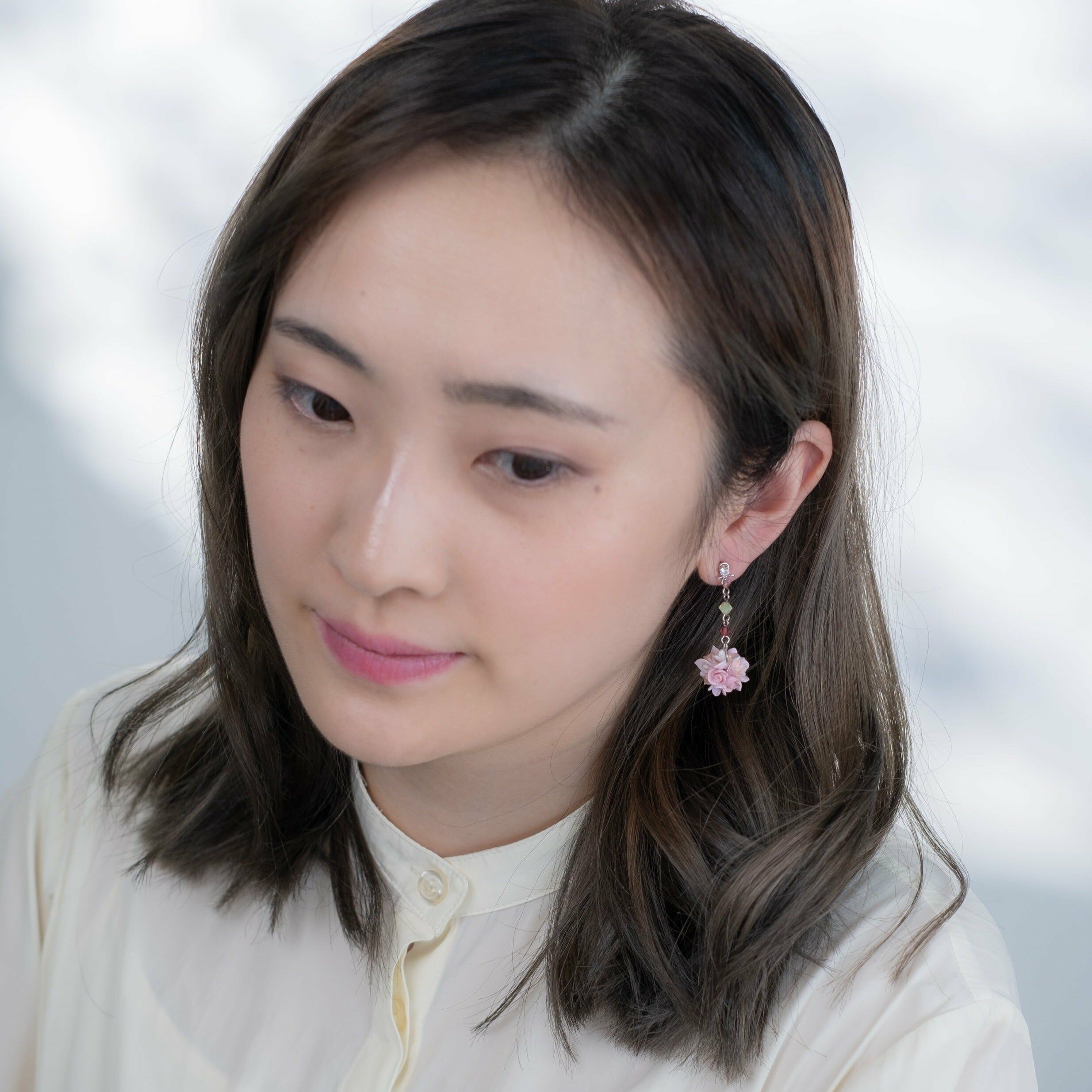 ③ Spring Garden Mini Bouquet S925 Earrings (7 Designs)