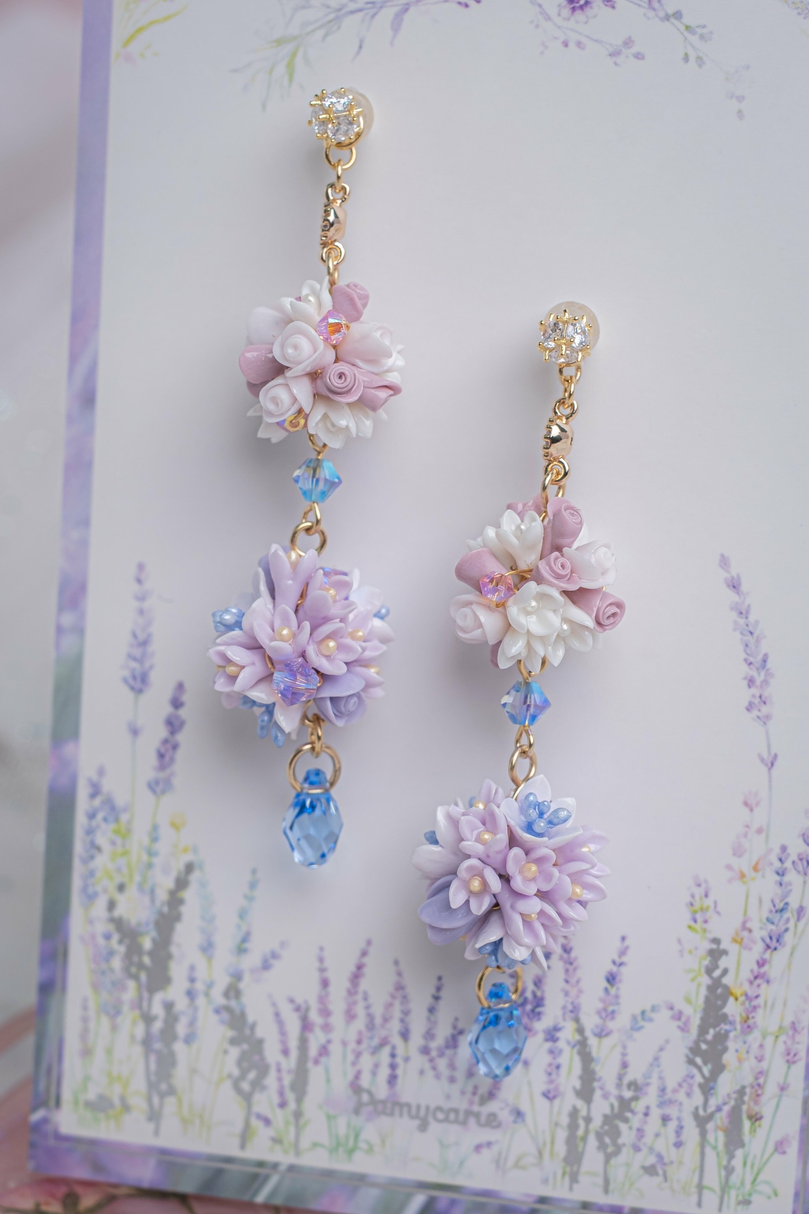 ③ Double Tier Bouquet S925 Earrings (7 Designs)