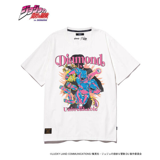 Pbandai 預訂 2024/1月 ジョジョの奇妙な冒険 ダイヤモンドは砕けない【glamb】クレイジーダイヤモンド Tシャツ⚠️⚠️熱賣款‼️落單前請先PM查詢貨源