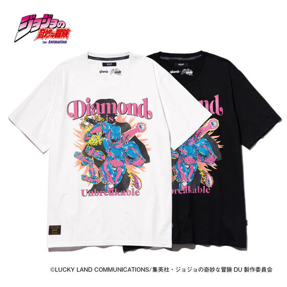 Pbandai 預訂 2024/1月 ジョジョの奇妙な冒険 ダイヤモンドは砕けない【glamb】クレイジーダイヤモンド Tシャツ⚠️⚠️熱賣款‼️落單前請先PM查詢貨源