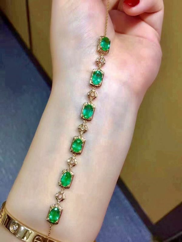 (11.13B)純天然祖母綠 手鍊