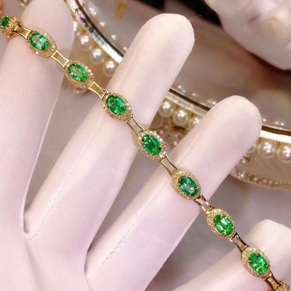 (11.13B)純天然祖母綠 手鍊