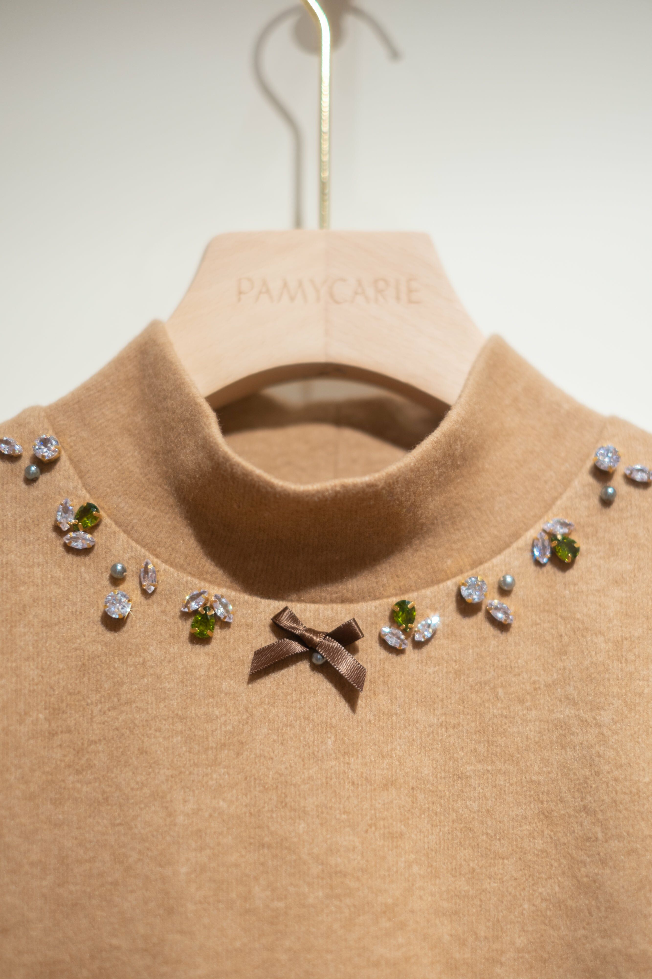 CZ Embroidered One Piece with Mitten Oversleeve (Dusty Blue/Khaki)