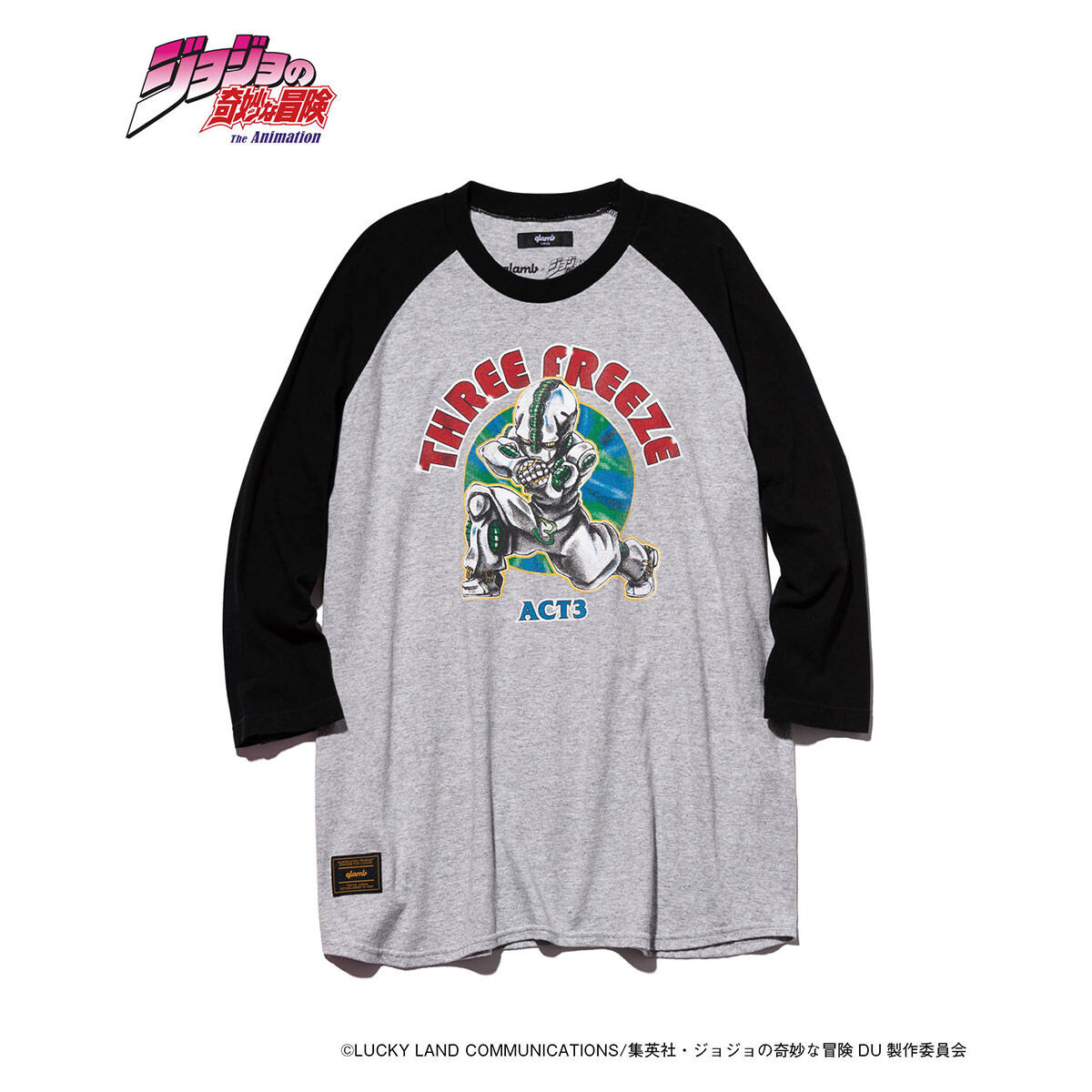 Pbandai 預訂 2024/1月 ジョジョの奇妙な冒険 ダイヤモンドは砕けない【glamb】エコーズACT3 ラグランTシャツ⚠️⚠️熱賣款‼️落單前請先PM查詢貨源