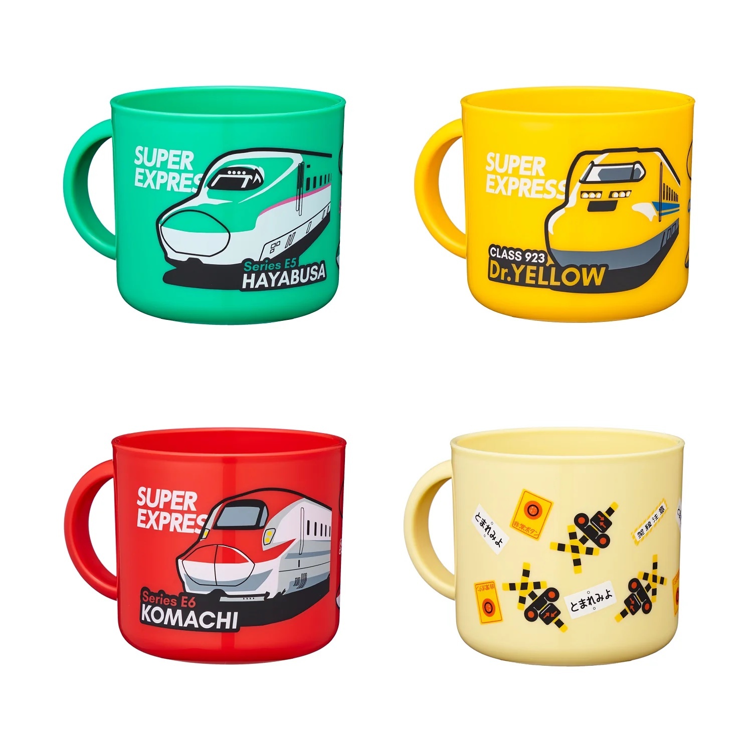 Popondetta 日本製 新幹線鐵道塑膠杯