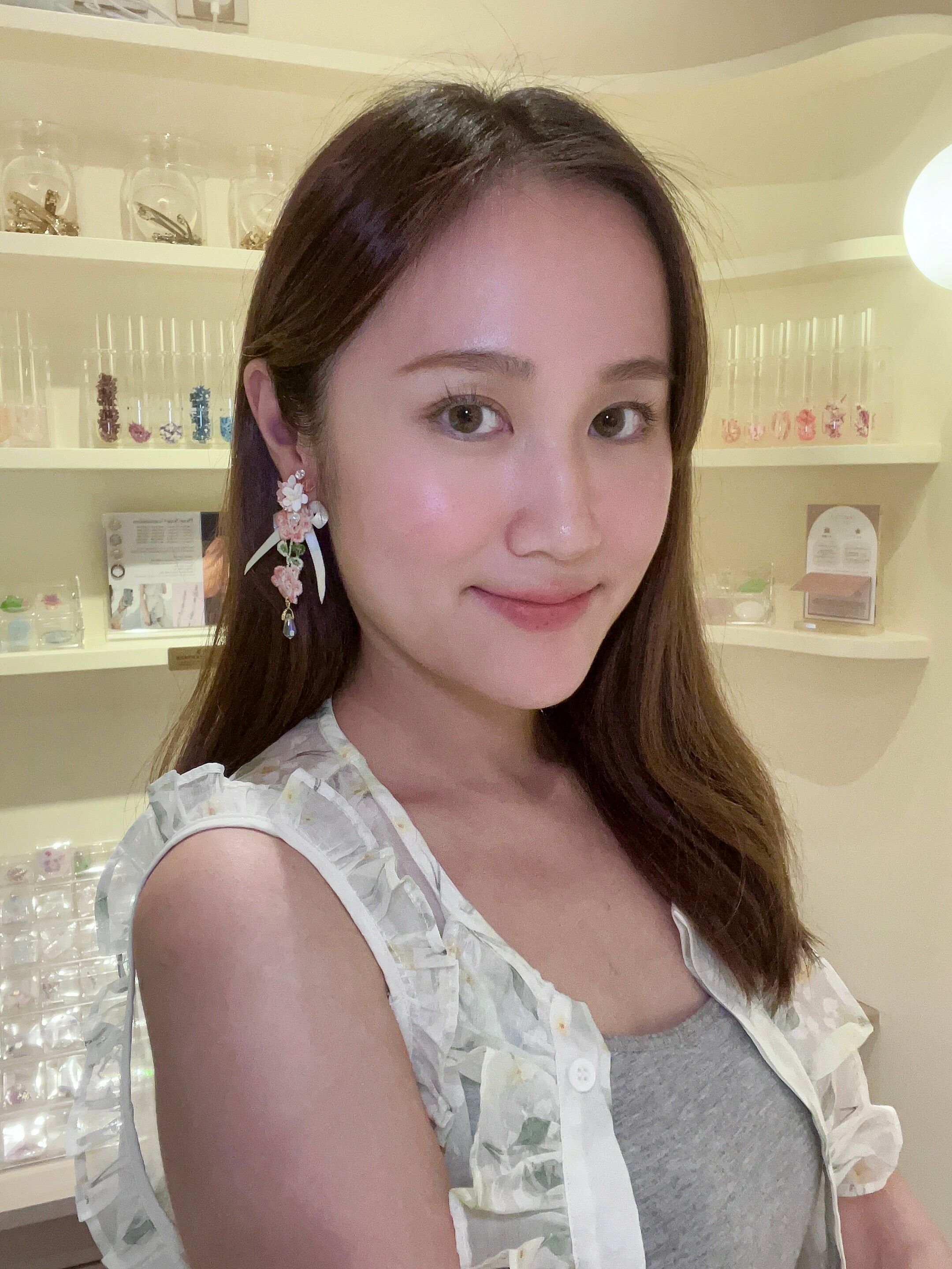 ⑧ Embroidery Ribbon Bow 2-way Earrings (8 Designs)