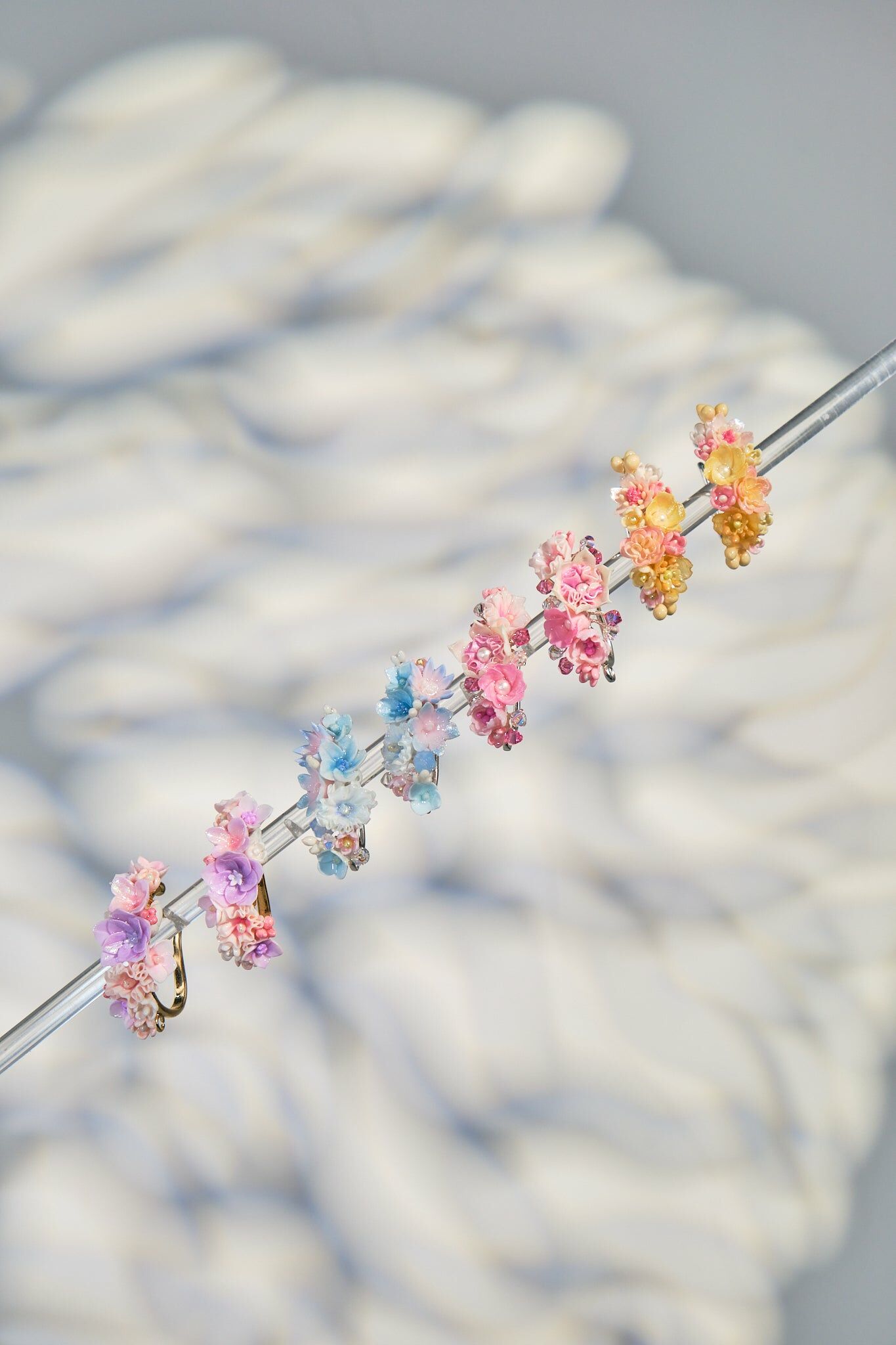 ⑧ Flower Wreath Ear Cuffs (4 Designs)