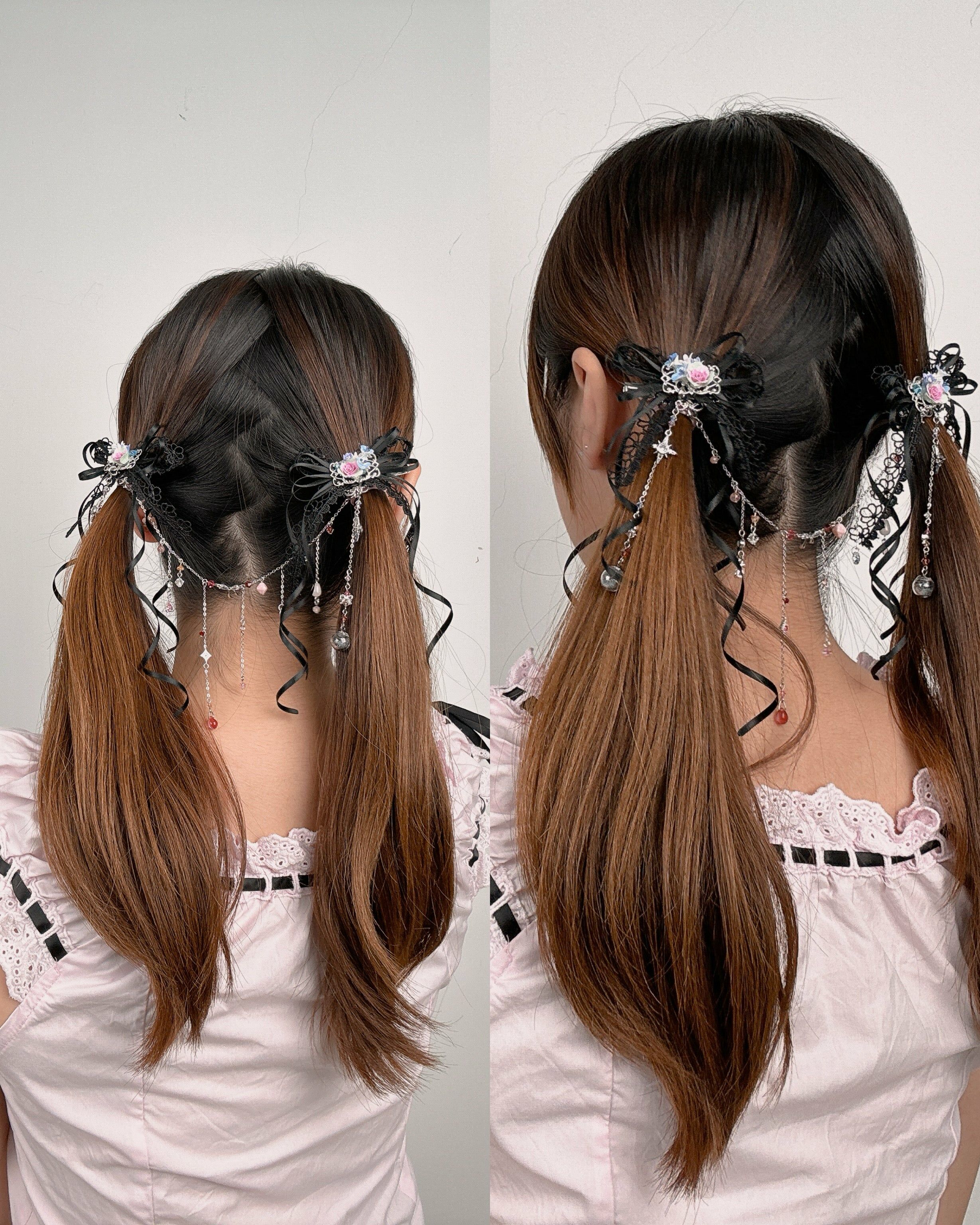 ⑩ Be Cute For Yourself 3-in-1 Hair Clip and Chain Set (10 Designs)