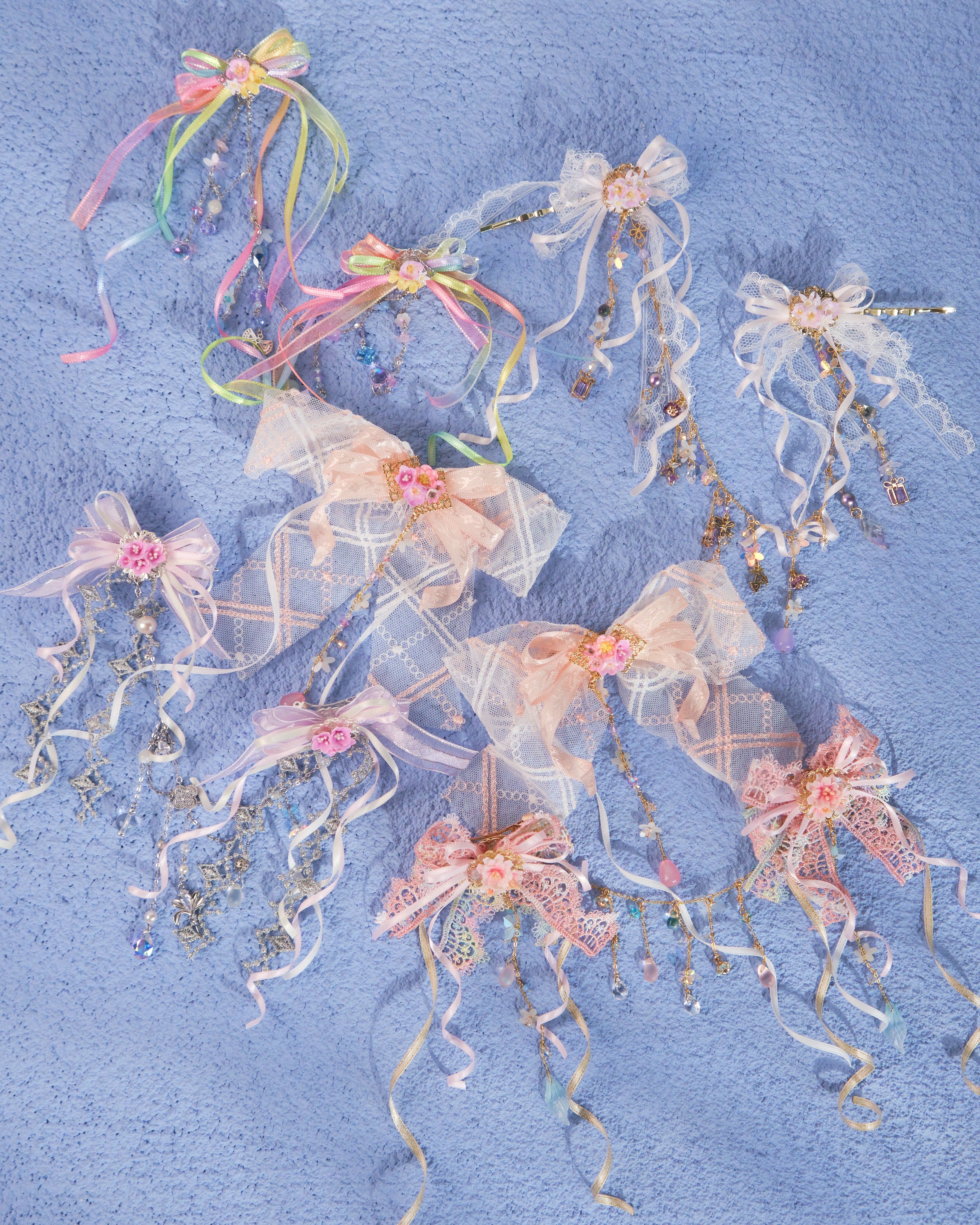 ⑩ Be Cute For Yourself 3-in-1 Hair Clip and Chain Set (10 Designs)