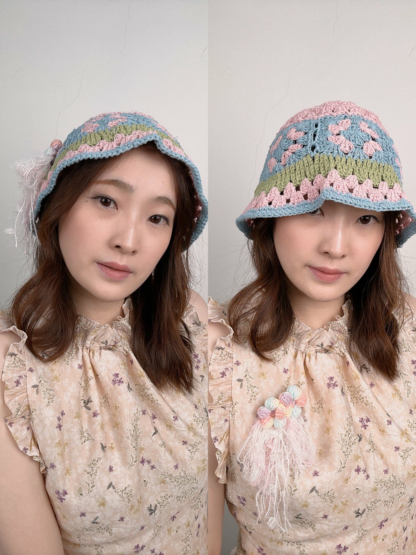 ⑩ You Don't Need Anyone Knitted Head Scarves (9 Designs)