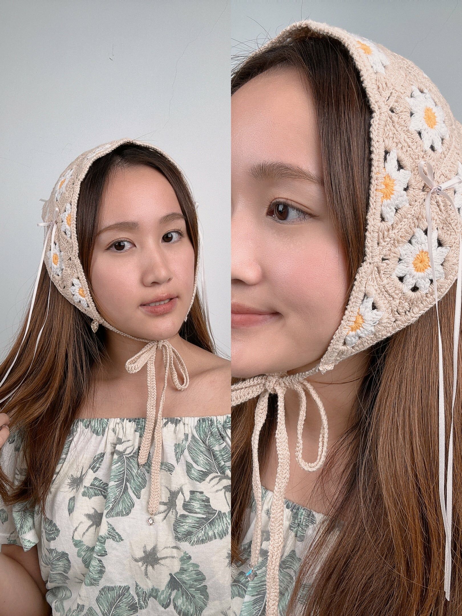 ⑩ You Don't Need Anyone Knitted Head Scarves (9 Designs)