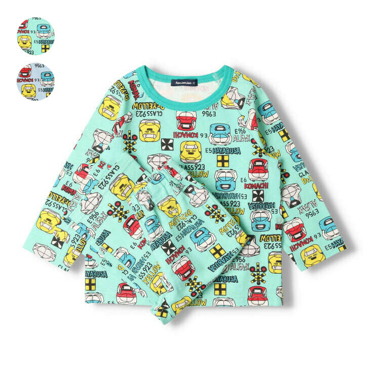 Moujonjon JR 新幹線列車圖案睡衣