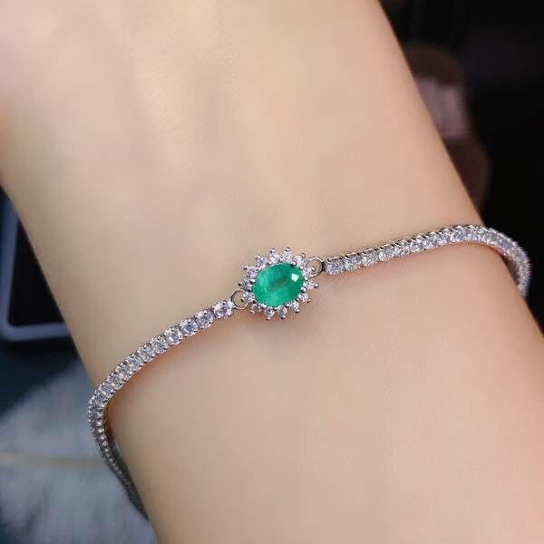 (11.13)純天然祖母綠 手鍊