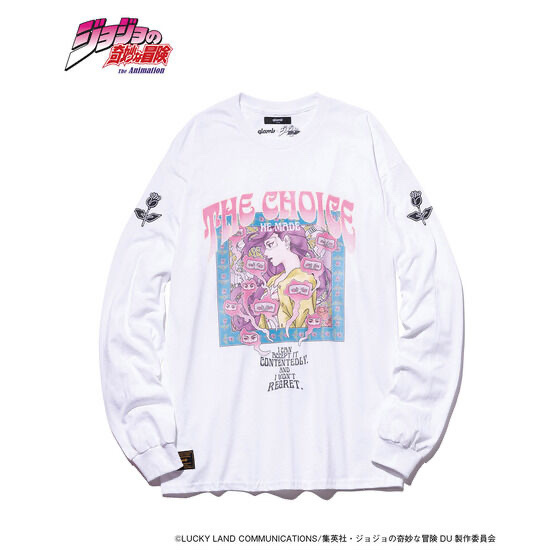 Pbandai 預訂2024/1月 ジョジョの奇妙な冒険 ダイヤモンドは砕けない【glamb】山岸由花子　長袖Tシャツ⚠️⚠️熱賣款‼️落單前請先PM查詢貨源