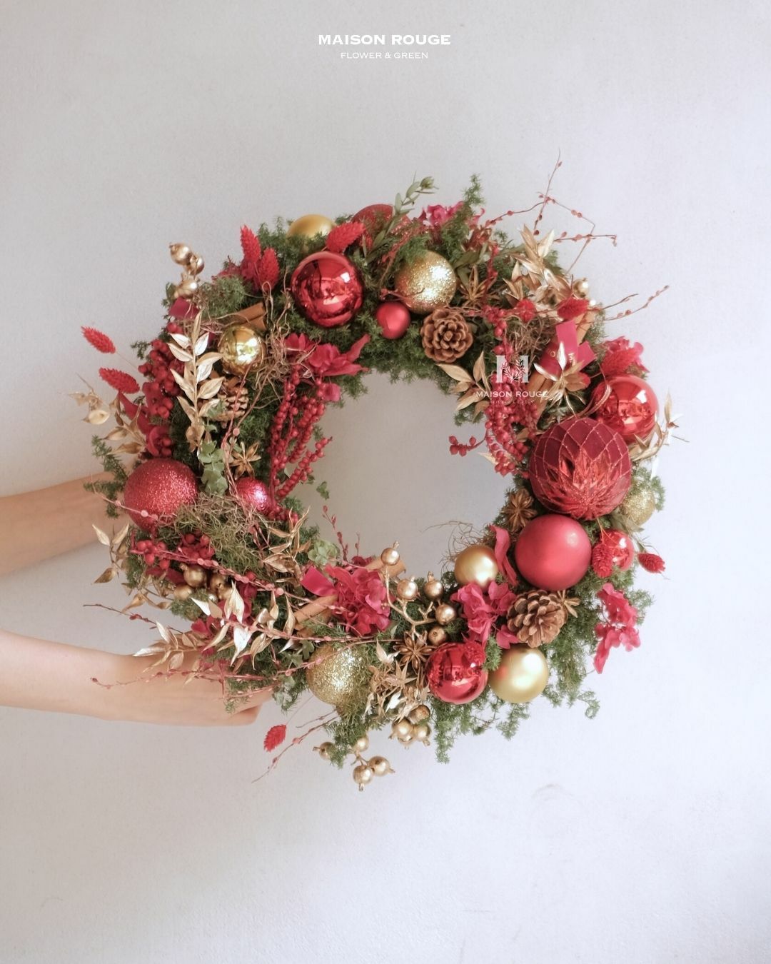聖誕精選・Maison Rouge 經典聖誕圈(M、L)
