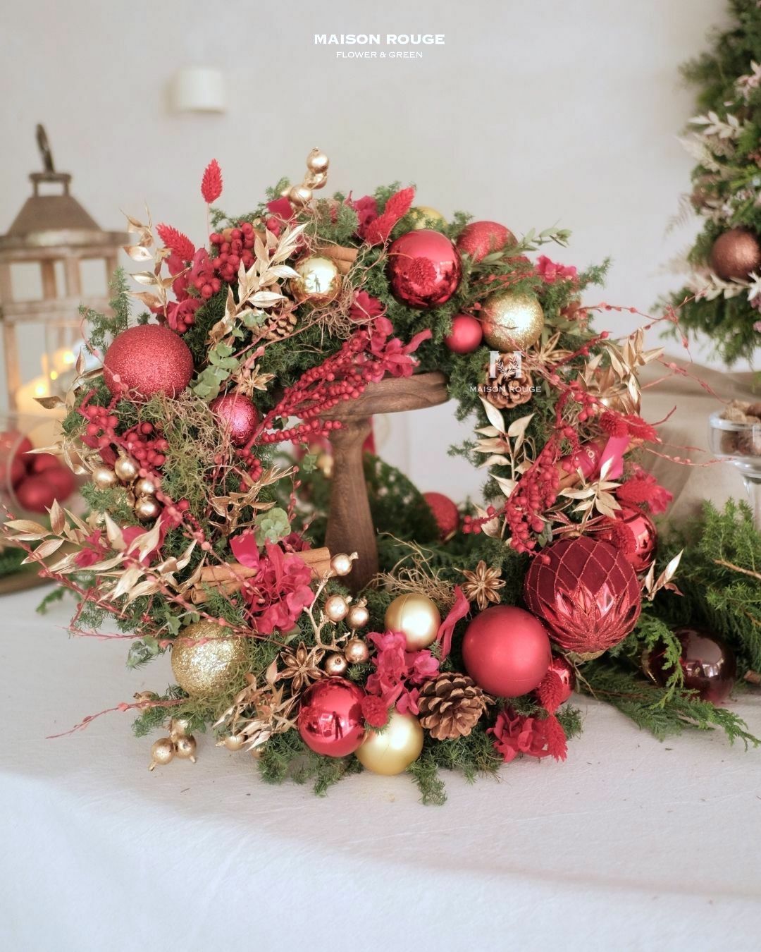 聖誕精選・Maison Rouge 經典聖誕圈(M、L)