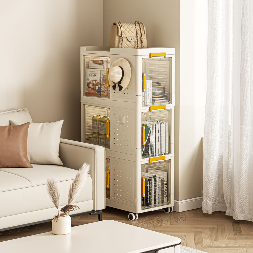 【AOTTO】56面寬三層多功能洞洞板收納櫃(AC-202)