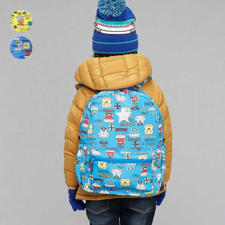 Moujonjon JR新幹線列車圖案防水背包