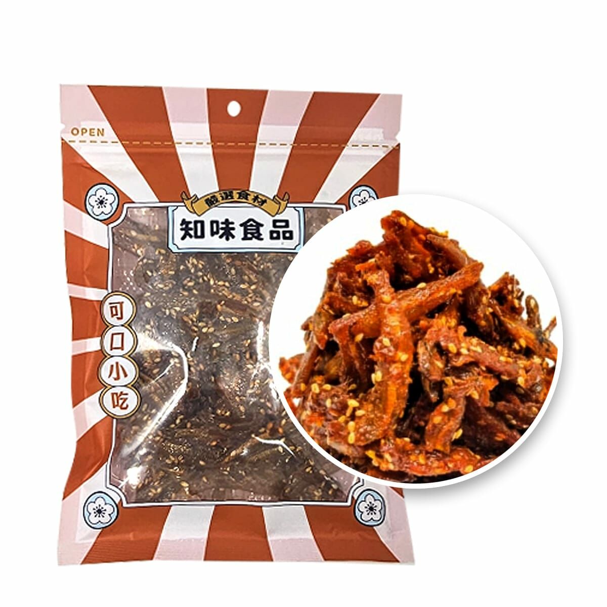 麻辣銀魚仔120克