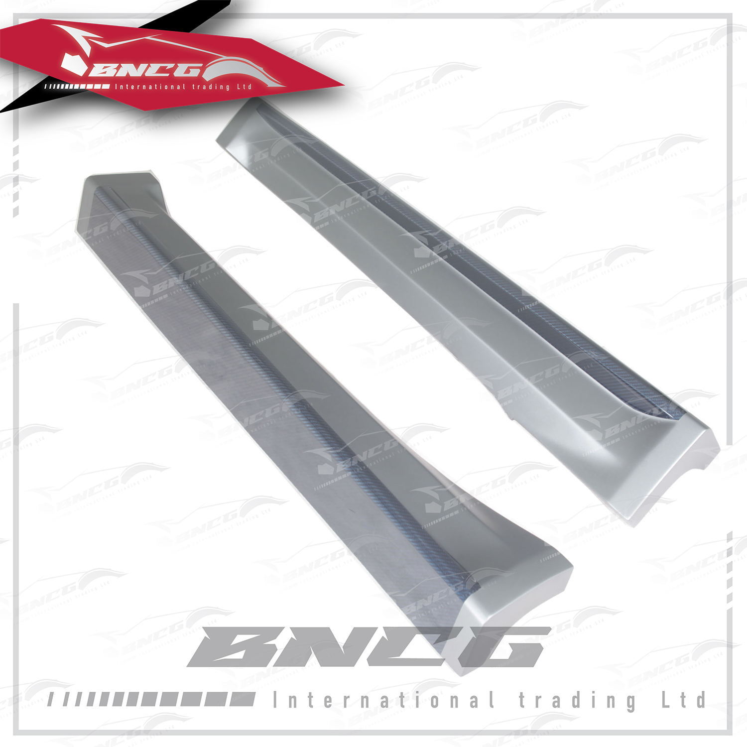 Smart 改裝 卡夢 藍色乾碳纖維 空力套件 Mansory款 側裙 側定風翼