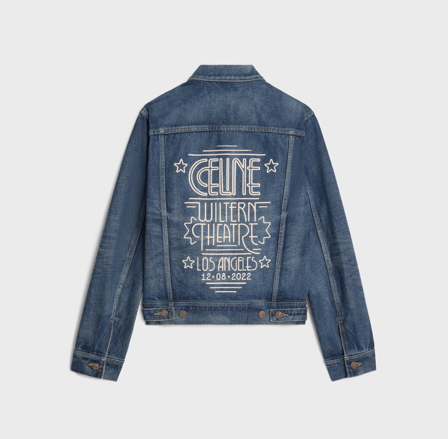 トレンチコート CELINE | TRUCKER JACKET IN BLUE ECLIPSE WASH DENIM TRUCKER JACKET IN BLUE ECLIPSE WASH DENIM - BLUE ECLIPSE