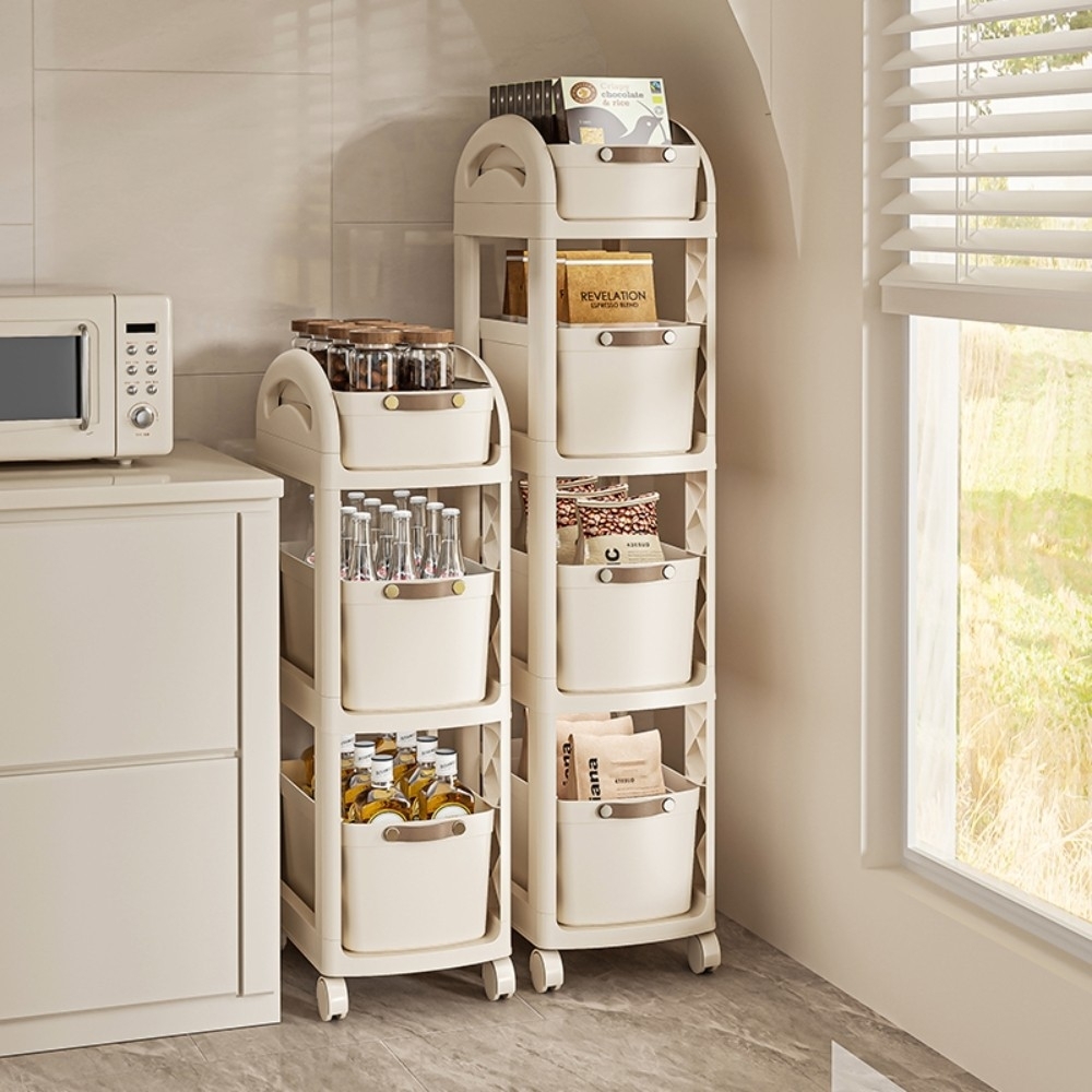 【AOTTO】多功能三層抽屜式收納推車(AS-201)