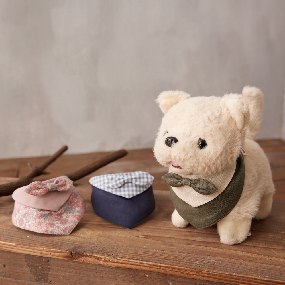 <寵物用品>寵物-PIPPY雙色拼接小型寵物蝴蝶結領巾 綠