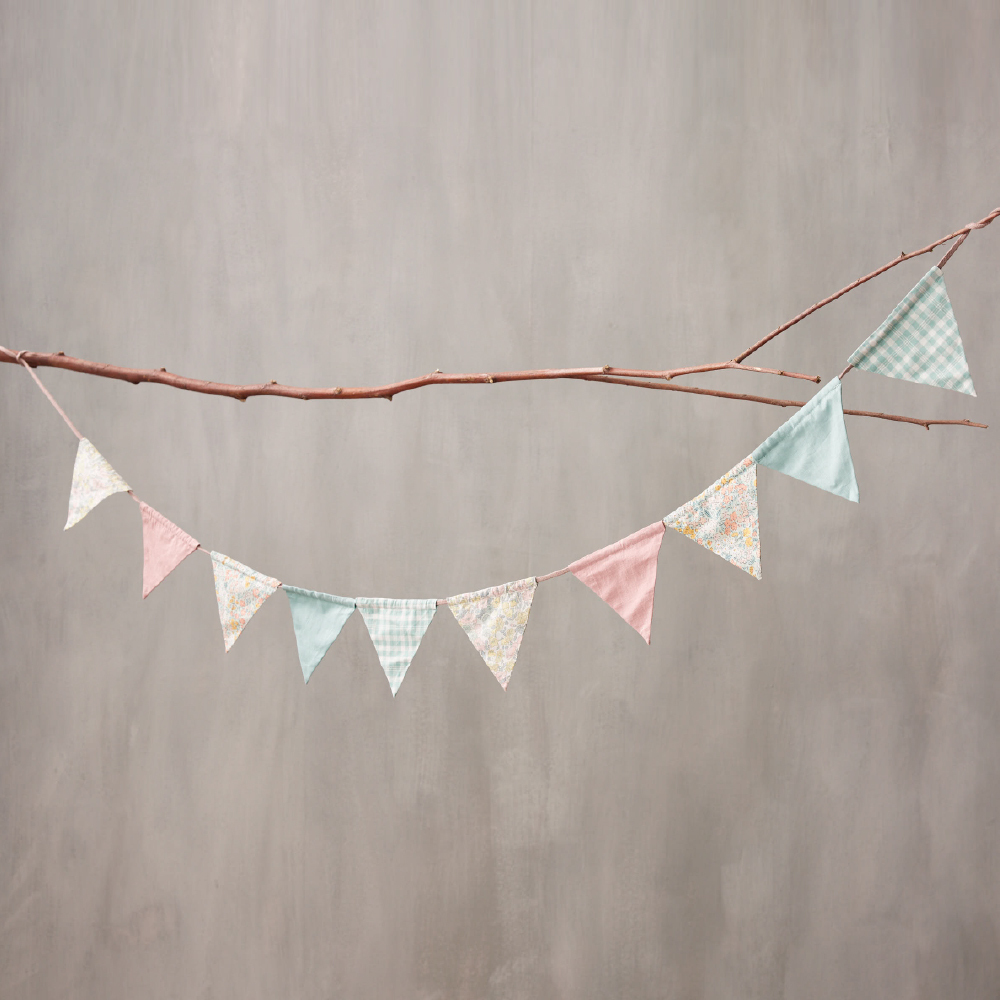 <官網限定>PIPPY趣味裝飾三角旗 (家居裝飾/露營)  綠