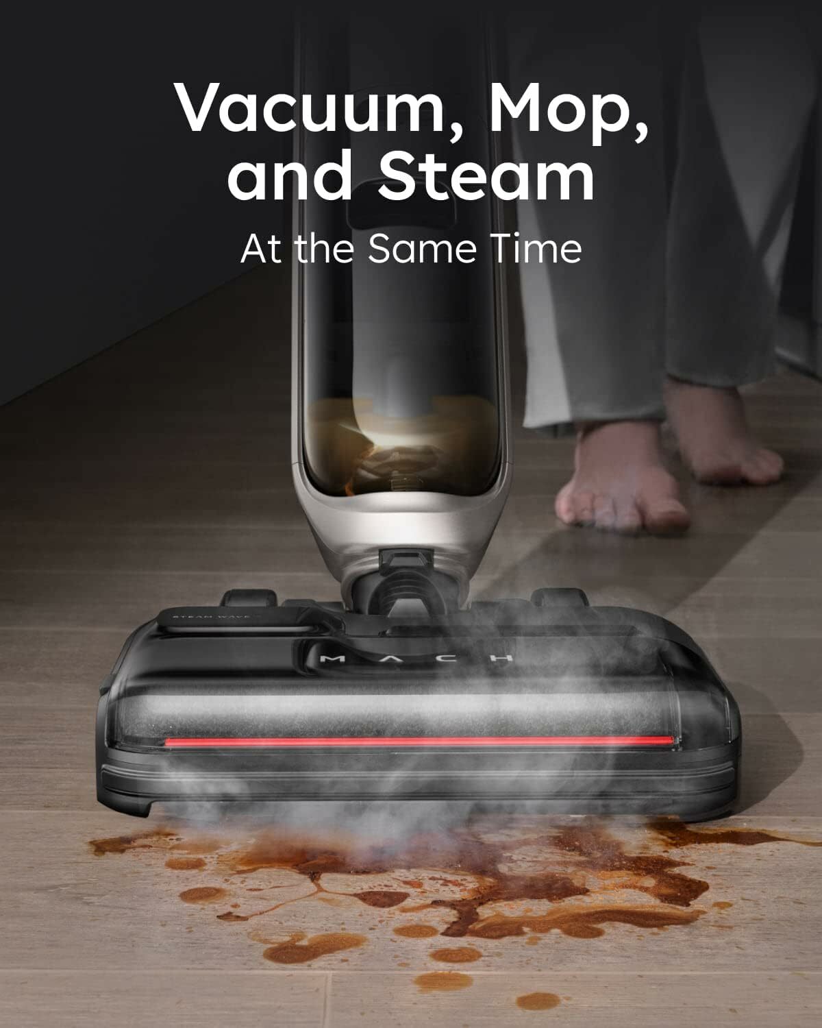 ANKER MACH by eufy clean V1 Ultra Upright Vacuum with All-in-One Cordless StickVac and Steam Mop 多合一無線直立式吸塵機