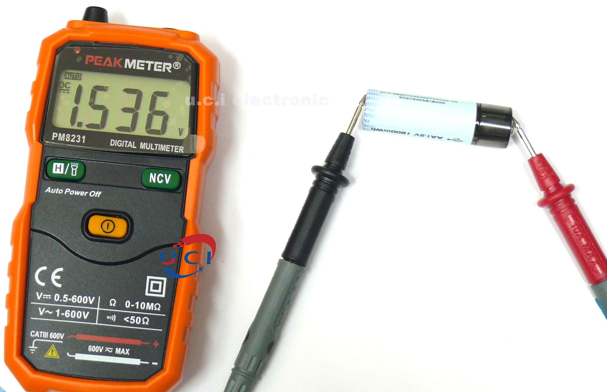 【UCI電子】(V-6) PM8231萬用表 數位高精度全自動萬能表 電工 電表 電錶