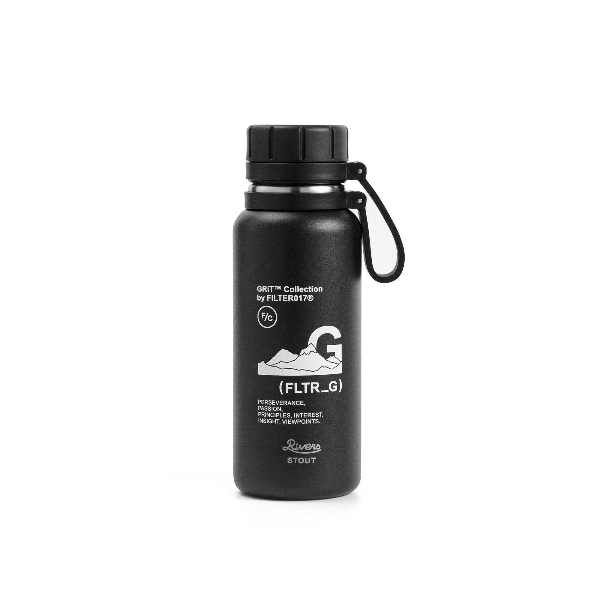 FILTER017® GRiT™ ( FLTR_G ) / Rivers VACUUM FLASK STOUT2-500 日本Rivers聯名真空金屬保溫瓶