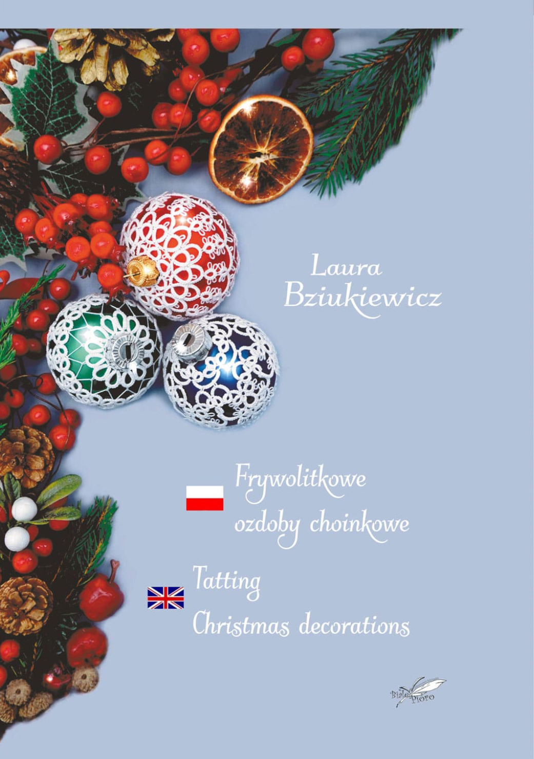 現貨 波英雙語梭編書 Tatting Christmas Decorations