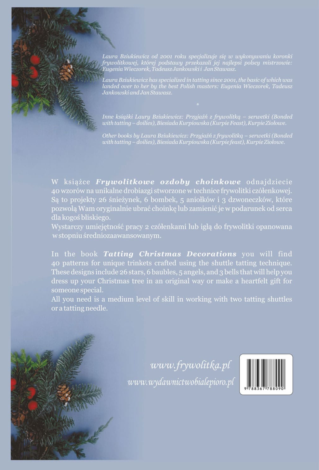 現貨 波英雙語梭編書 Tatting Christmas Decorations