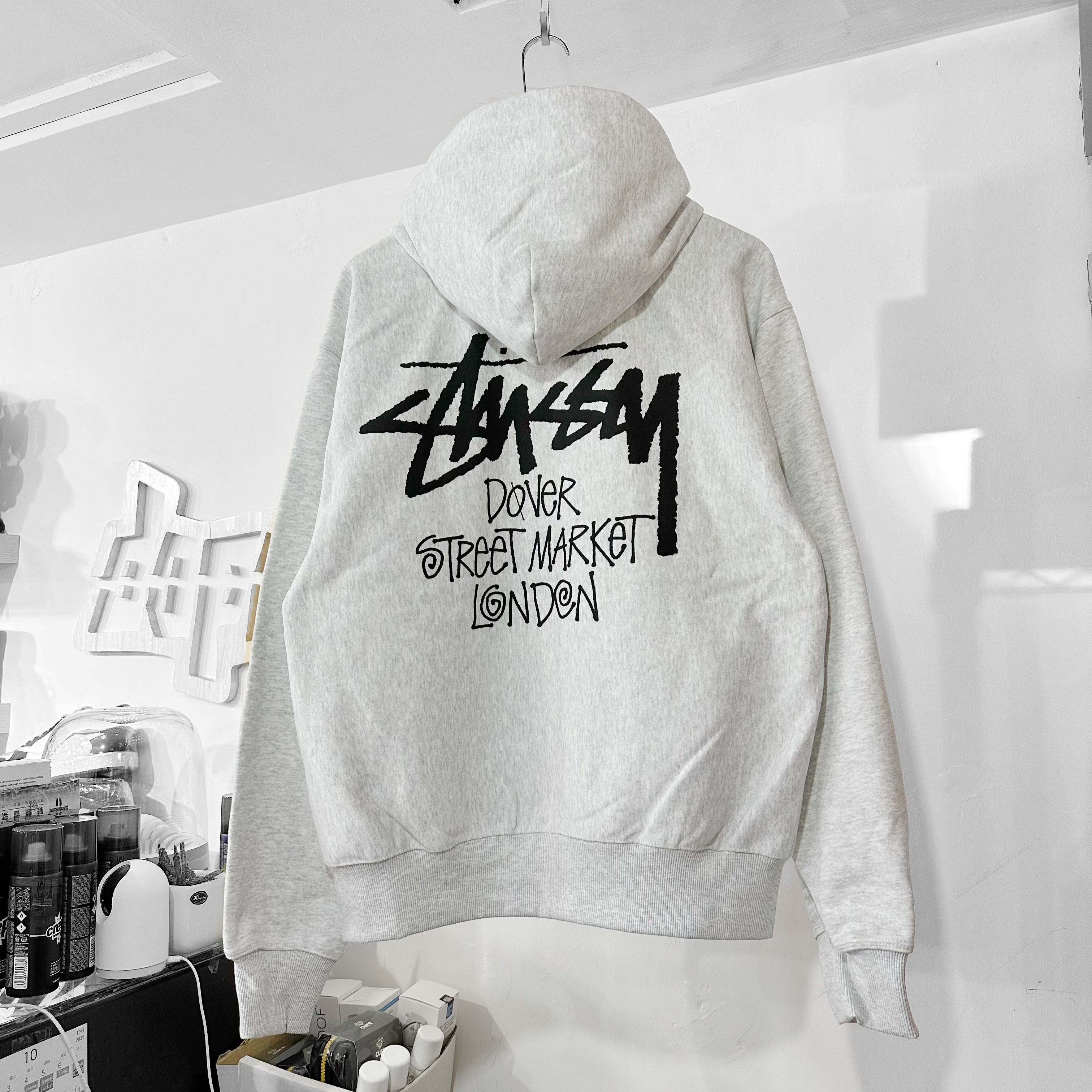 STÜSSY DSM London Zip Hoodie (Ash Heather) 拉鏈外套