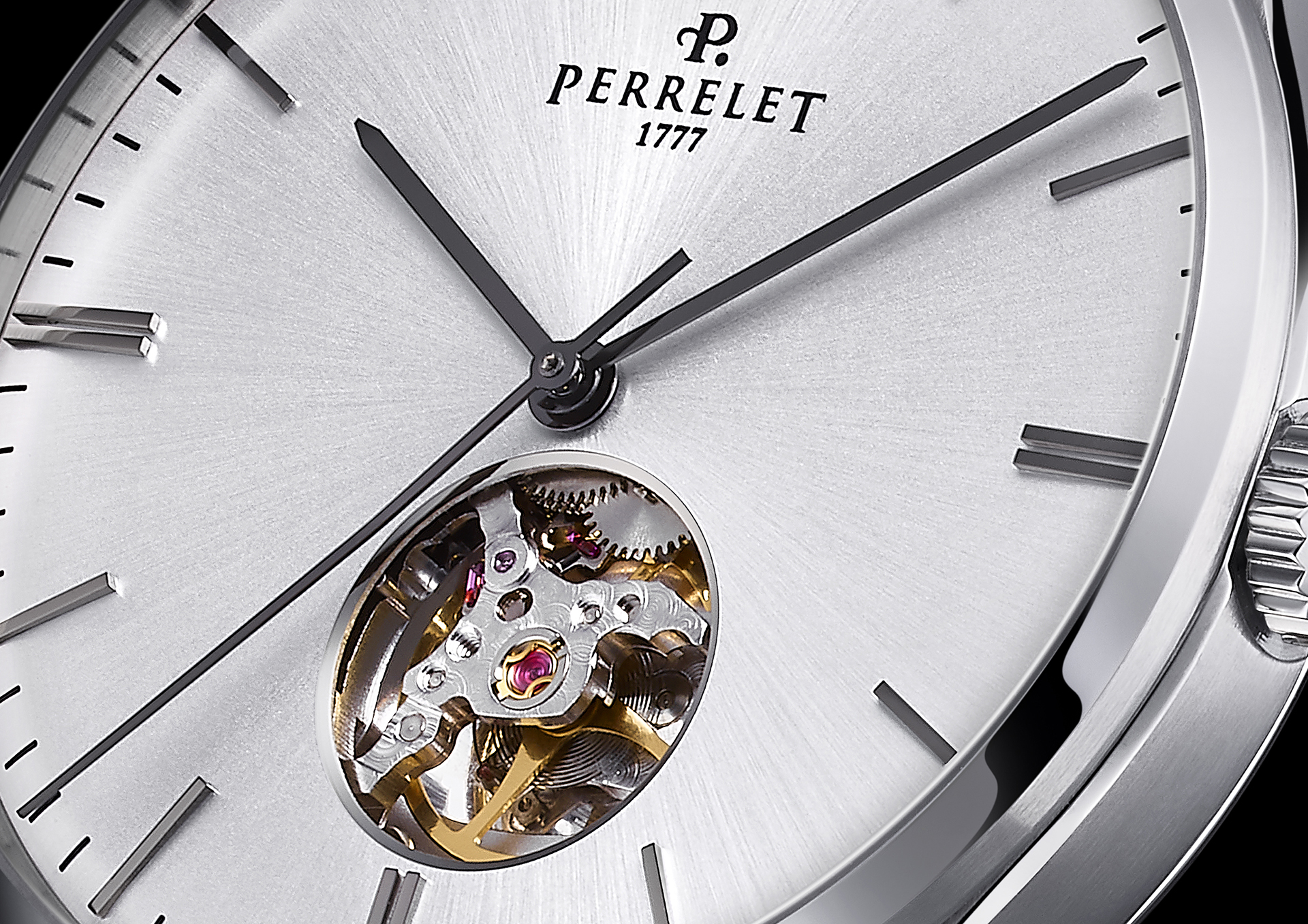 Perrelet 沛力錶 WEEKEND 3 hands open Heart｜A1302/2