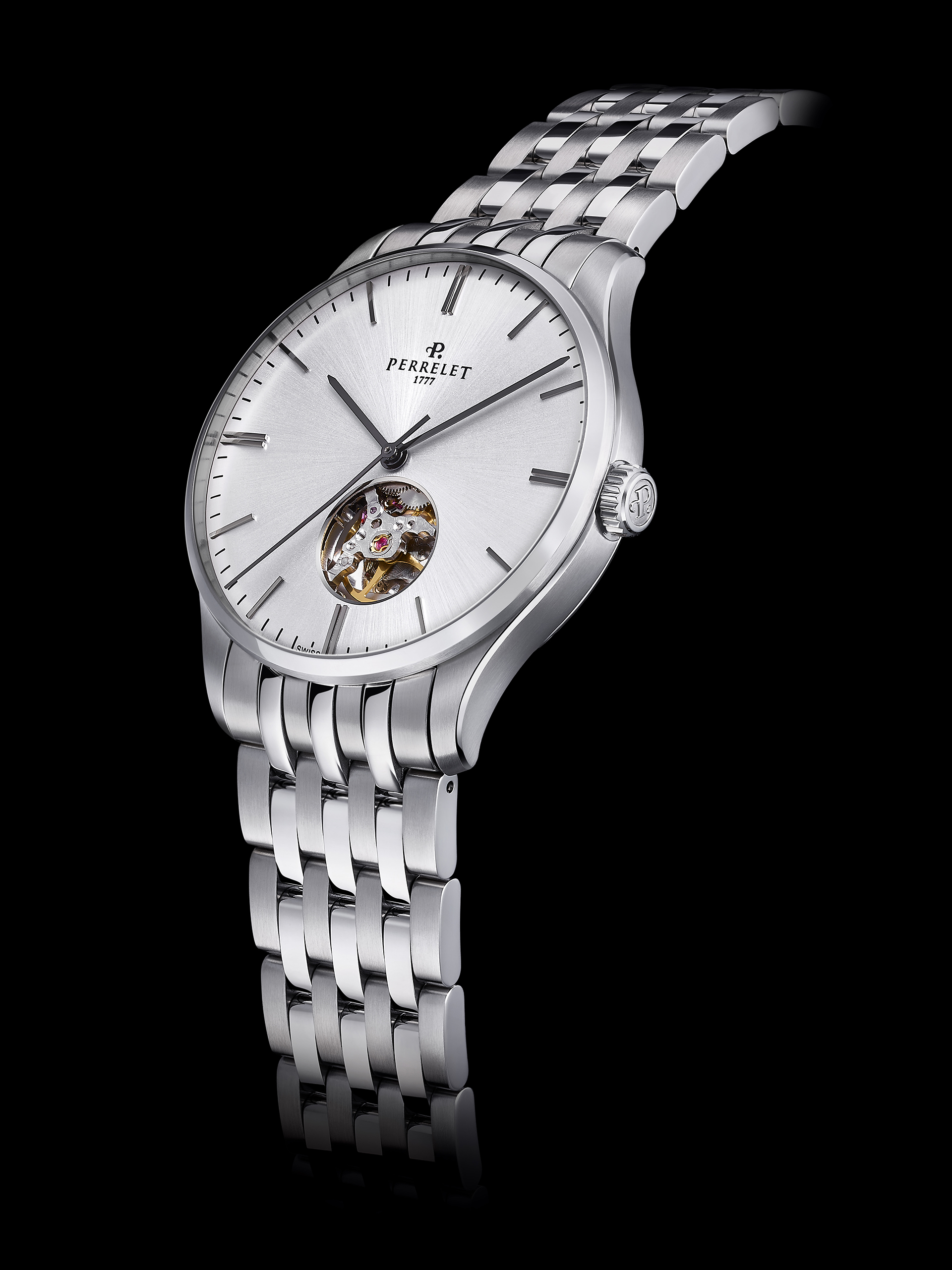 Perrelet 沛力錶 WEEKEND 3 hands open Heart｜A1302/2