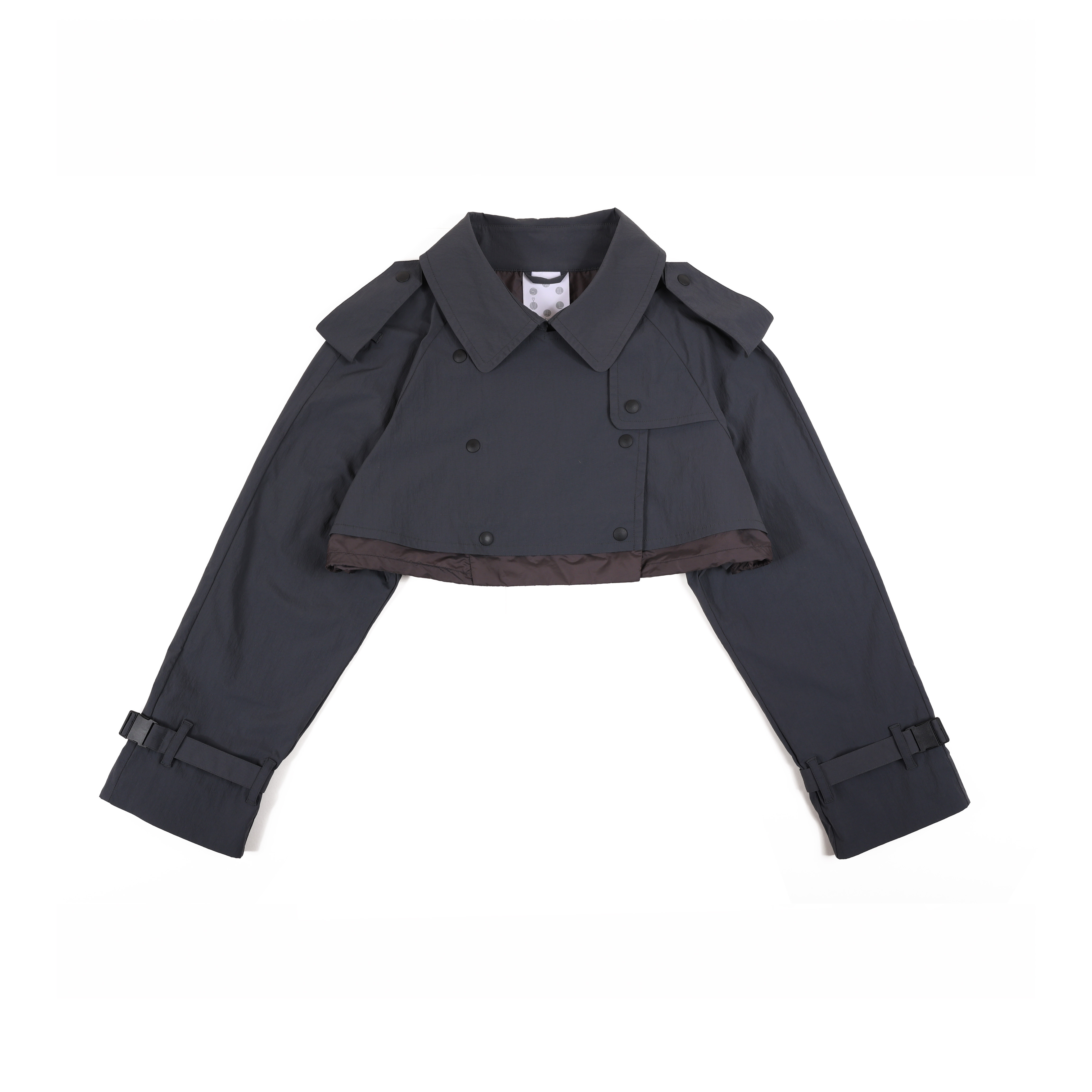 ALK PHENIX × 432Hz SHORT TRENTCH JACKET EAW23OT80HZ