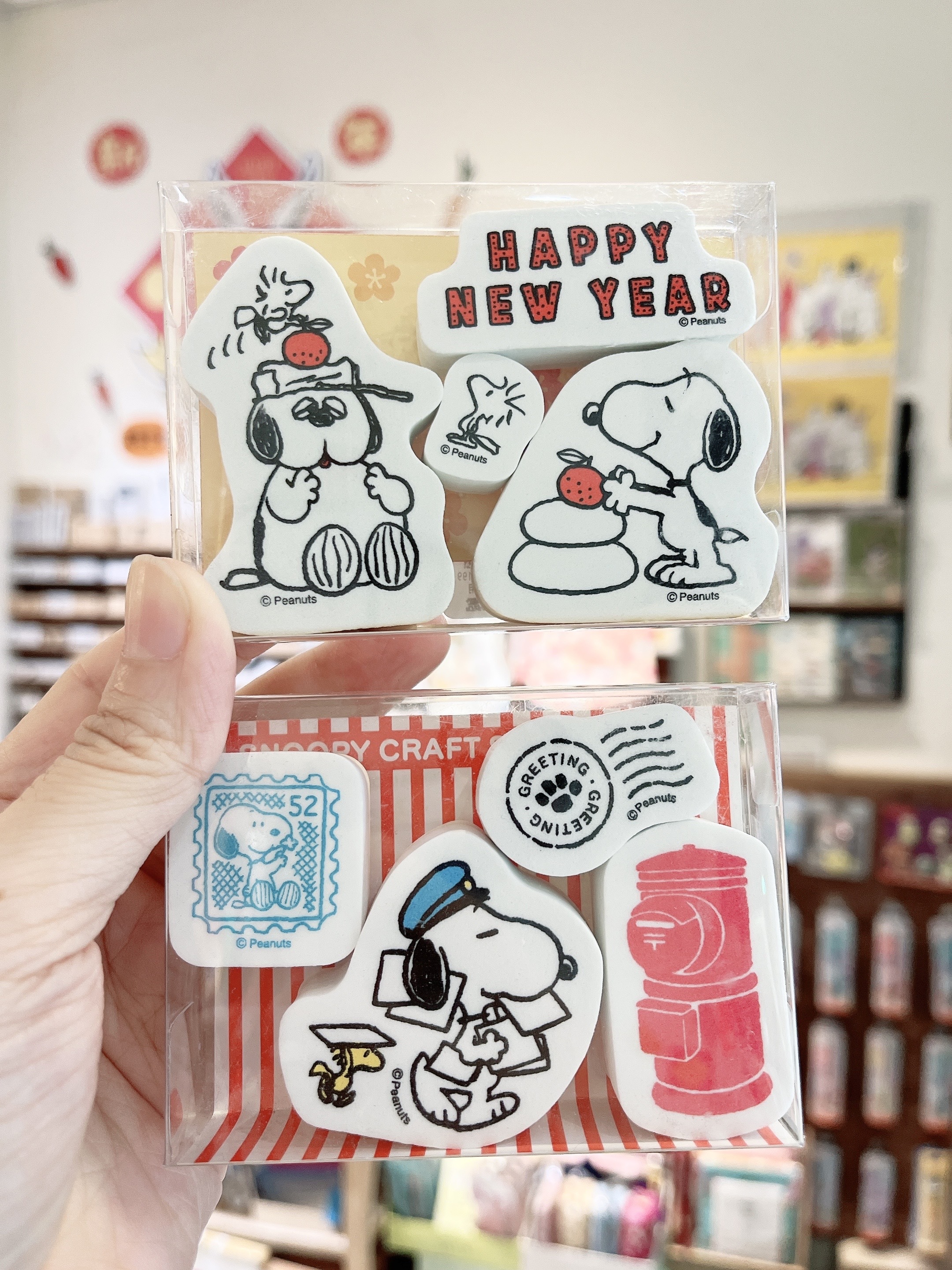 Snoopy 史努比 賀年海綿印章組｜KODOMO NO KAO 日本